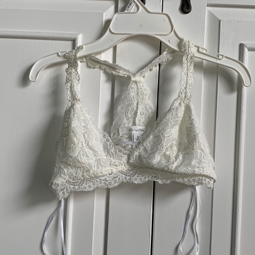 White bralette